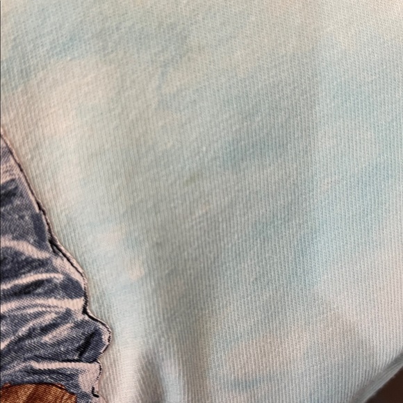 Polo Ralph Lauren blue white tie dye fishing bear slim fit t shirt. Size small - Picture 15 of 15